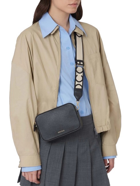 TEBE Sac à bandoulière en cuir texturé algues - Sacs pour Femme