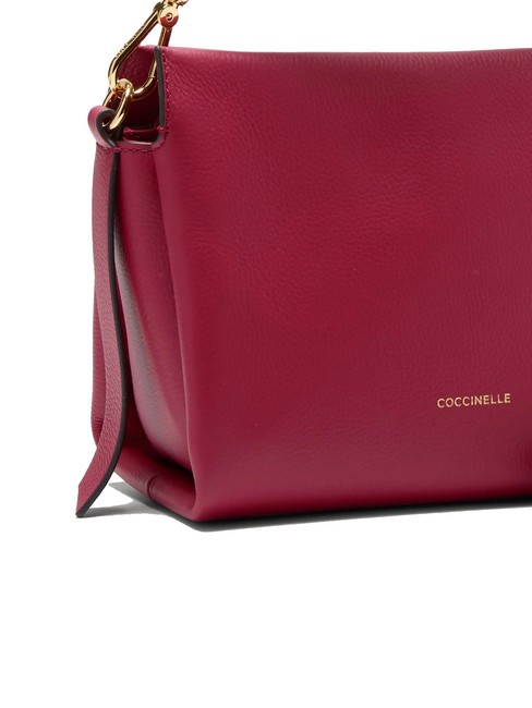 BOHEME GRANA DOUBLE Sac &agrave; main, avec bandouli&egrave;re, en cuir sangria/peau - Sacs pour Femme