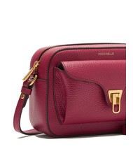 COCCINELLE BEAT SOFT Petit sac &agrave; bandouli&egrave;re sangria - Sacs pour Femme - 3
