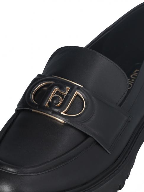 CORA 12 Mocassins en cuir noir - Chaussures Femme