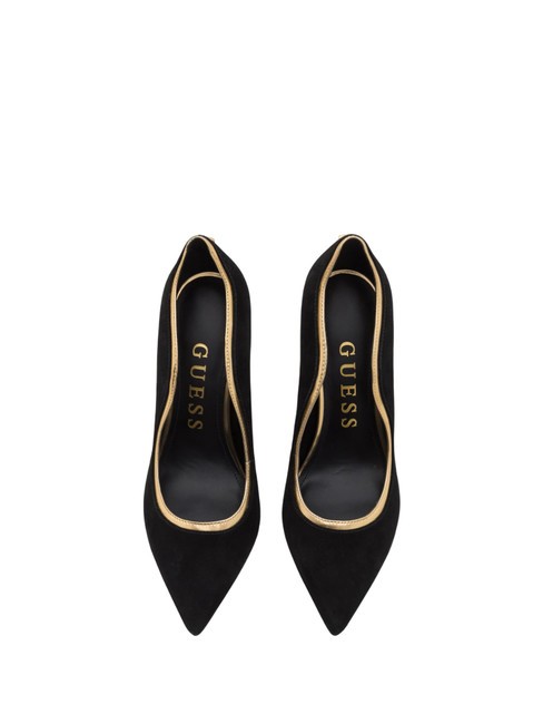 SABRINA  Pompes hautes OR NOIR - Chaussures Femme