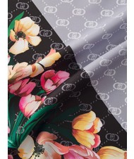 LIUJO FLOWER CORNER Foulard NOIR - Écharpes - 4