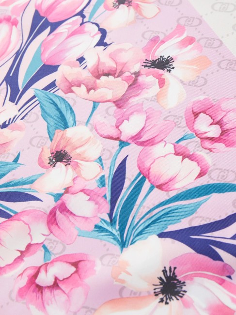 FLOWER CORNER Foulard rose - Écharpes