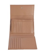 COCCINELLE METALLIC SOFT Portefeuille &agrave; deux volets en cuir martel&eacute; peaux - Portefeuilles Femme - 2