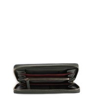 COCCINELLE METALLIC SOFT Portefeuille zipp&eacute; en cuir textur&eacute; - Portefeuilles Femme