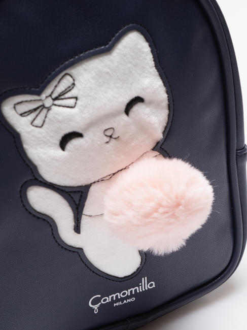 FURRY POM POM Mini sac &agrave; dos Bluedeep - Sacs &agrave; dos pour l'&Eacute;cole & les Loisirs