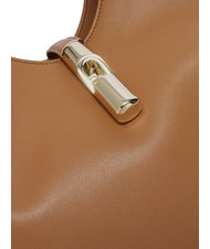 FURLA GOCCIA Sac bandouli&egrave;re en cuir Brandy - Sacs pour Femme - 3
