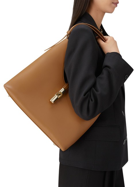 GOCCIA Sac bandouli&egrave;re en cuir Brandy - Sacs pour Femme