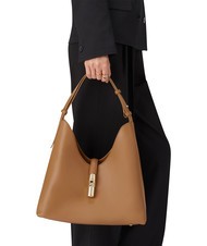 FURLA GOCCIA Sac bandouli&egrave;re en cuir Brandy - Sacs pour Femme - 7