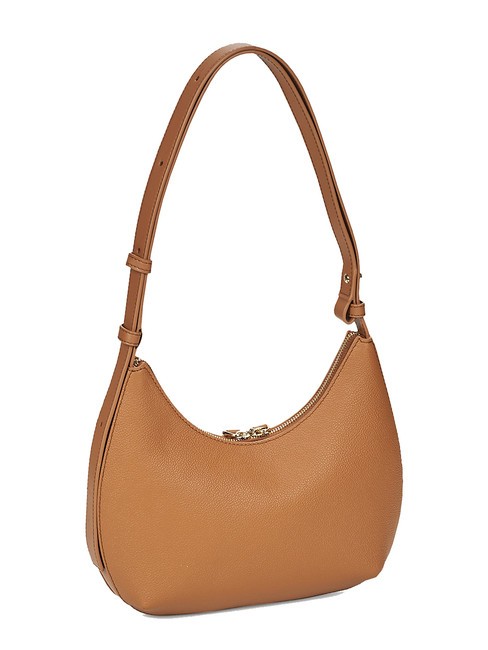 GOCCIA Sac bandoulière en cuir martelé Brandy - Sacs pour Femme
