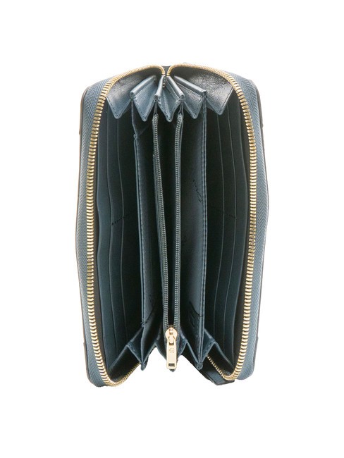 CAMPIONARIO - W99  Portefeuille en cuir bleu - Portefeuilles Femme
