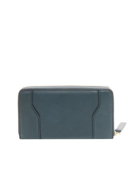 CAMPIONARIO - W99  Portefeuille en cuir bleu - Portefeuilles Femme