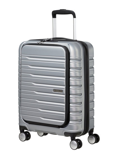FLASHLINE Chariot cabine avec pochette pour ordinateur portable 15,6" skysilver - Valises cabine