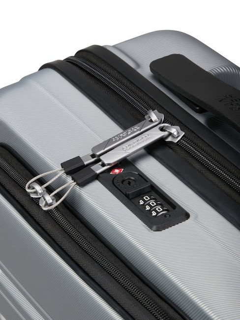 FLASHLINE Chariot cabine avec pochette pour ordinateur portable 15,6" skysilver - Valises cabine