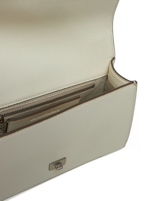 CK JEANS FORGED LOCK  Mini sac &agrave; bandouli&egrave;re Tofu - Sacs pour Femme