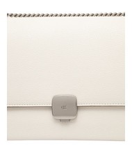 CALVIN KLEIN CK JEANS FORGED LOCK M Sac &agrave; bandouli&egrave;re Tofu - Sacs pour Femme - 4