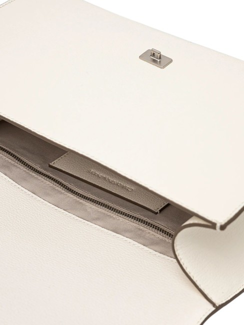 CK JEANS FORGED LOCK M Sac &agrave; bandouli&egrave;re Tofu - Sacs pour Femme