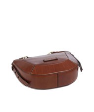 THE BRIDGE FEDORA Sac bandouli&egrave;re en cuir &agrave; rabat MARRON - Sacs pour Femme - 5