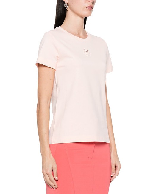 BUSSOLOTTO T-shirt avec logo brun rose pâle - T-shirt