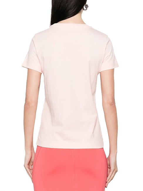 BUSSOLOTTO T-shirt avec logo brun rose pâle - T-shirt