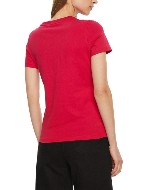 SS CN TRIANGLE LOVE T-shirt en coton rouge sauvage - T-shirt