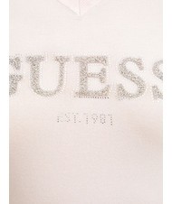 GUESS HOLLY LOGO  Pull-over rose discret - Chandails pour femmes - 3