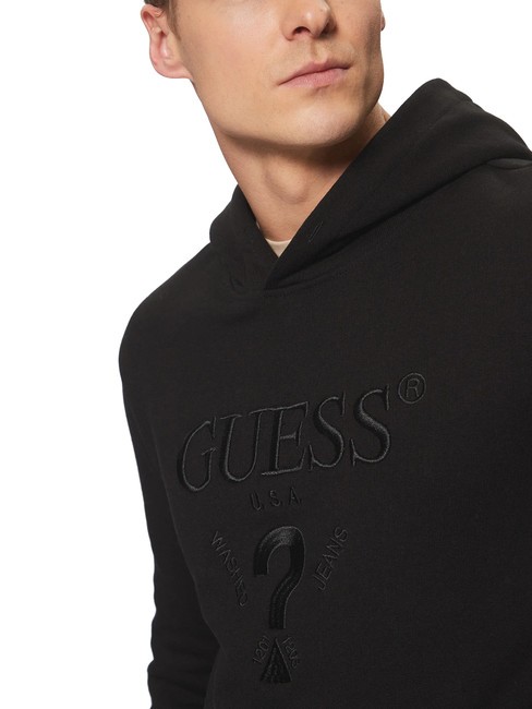 BEAU  Sweatshirt &agrave; capuche jetbla - Pulls molletonn&eacute;s