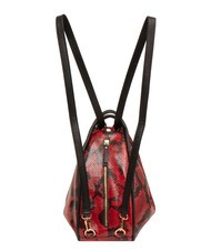 LESAC TRIO Sac à dos en cuir de python St python rouge - Sacs pour Femme - 2