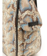 LESAC TRIO Sac à dos en cuir de python St python gris - Sacs pour Femme - 7