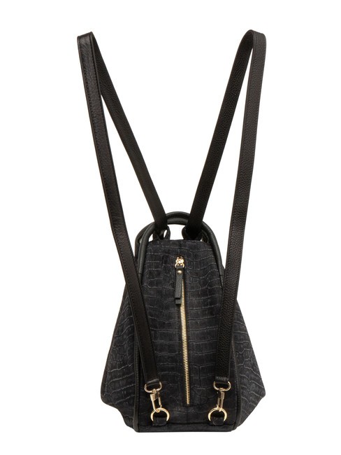 TRIO Sac à dos St en cuir de coco noir26 - Sacs pour Femme