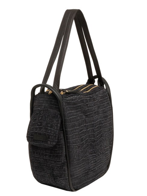 TRIO Sac à dos St en cuir de coco noir26 - Sacs pour Femme