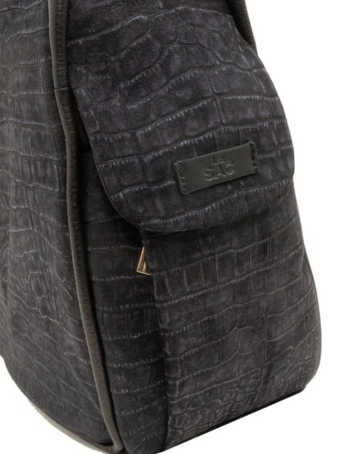 TRIO Sac à dos St en cuir de coco noir26 - Sacs pour Femme