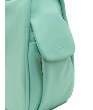 LESAC TRIO Sac à dos en cuir nappa vert sauge clair - Sacs pour Femme - 7