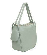 LESAC TRIO Sac à dos en cuir nappa vert sauge moyen - Sacs pour Femme - 3
