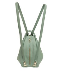 LESAC TRIO Sac &agrave; dos en cuir nappa vert sauge - Sacs pour Femme - 2