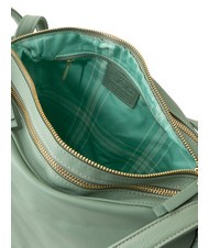 LESAC TRIO Sac &agrave; dos en cuir nappa vert sauge - Sacs pour Femme - 8