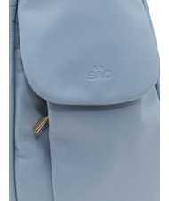 LESAC TRIO Sac à dos en cuir nappa bleu ciel - Sacs pour Femme - 7
