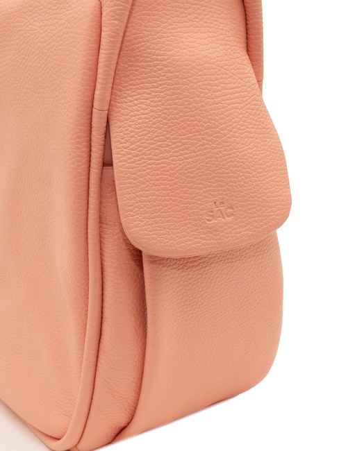 TRIO  Sac à dos en cuir martelé rose antique - Sacs pour Femme