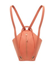 LESAC TRIO  Sac à dos en cuir martelé saumon - Sacs pour Femme - 2