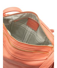 LESAC TRIO  Sac à dos en cuir martelé saumon - Sacs pour Femme - 8