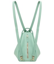 LESAC TRIO  Sac à dos en cuir martelé vert aqua clair - Sacs pour Femme - 2