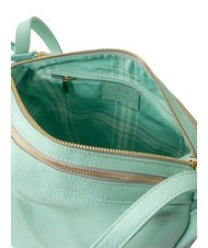 LESAC TRIO  Sac à dos en cuir martelé vert aqua clair - Sacs pour Femme - 8