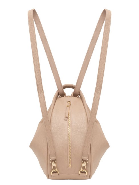 TRIO  Sac à dos en cuir martelé rose - Sacs pour Femme