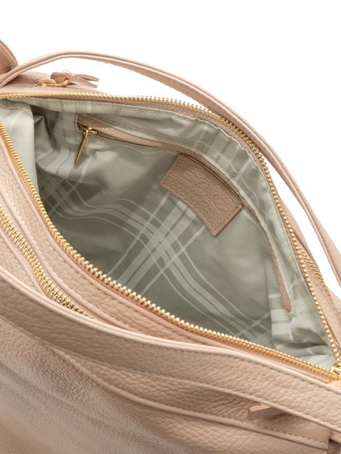 TRIO  Sac à dos en cuir martelé rose - Sacs pour Femme
