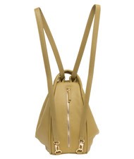 LESAC TRIO  Sac à dos en cuir martelé moutarde - Sacs pour Femme - 2