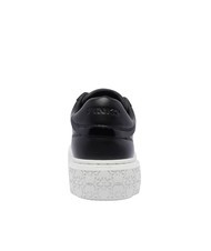 PINKO YOKO Baskets à plateforme en cuir limousine noire - Chaussures Femme - 4