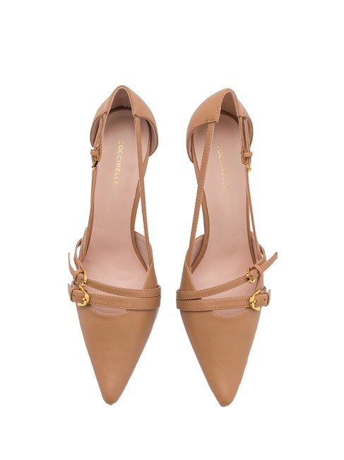 FERNANDA Escarpins en cuir à brides peaux - Chaussures Femme