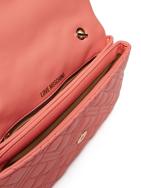 QUILTED Petit sac bandoulière corail - Sacs pour Femme