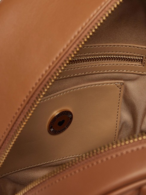 GEOMETRIC Sac à dos avec poche chameau - Sacs pour Femme