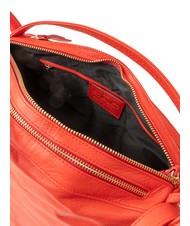 LESAC TRIO Sac à dos en cuir nappa rouge30 - Sacs pour Femme - 8